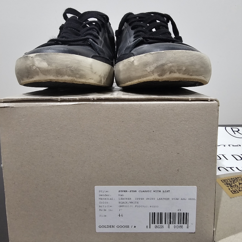 Men’s Golden Goose Super Star Sneakers 44 11 - Picture 2 of 10